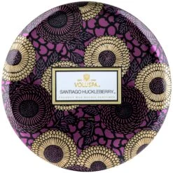 Voluspa Santiago Huckleberry - 3 Wick Tin Candle