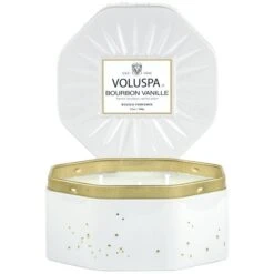 Voluspa - Bourbon Vanille Octagon Tin Candle