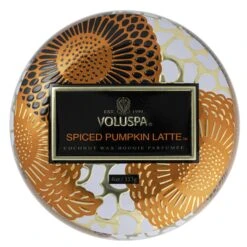 Voluspa Spiced Pumpkin Latte - Mini Tin Candle -Voluspa Sales Store 72121 1 a16f50c7 48da 4af6 a870 448d59544327