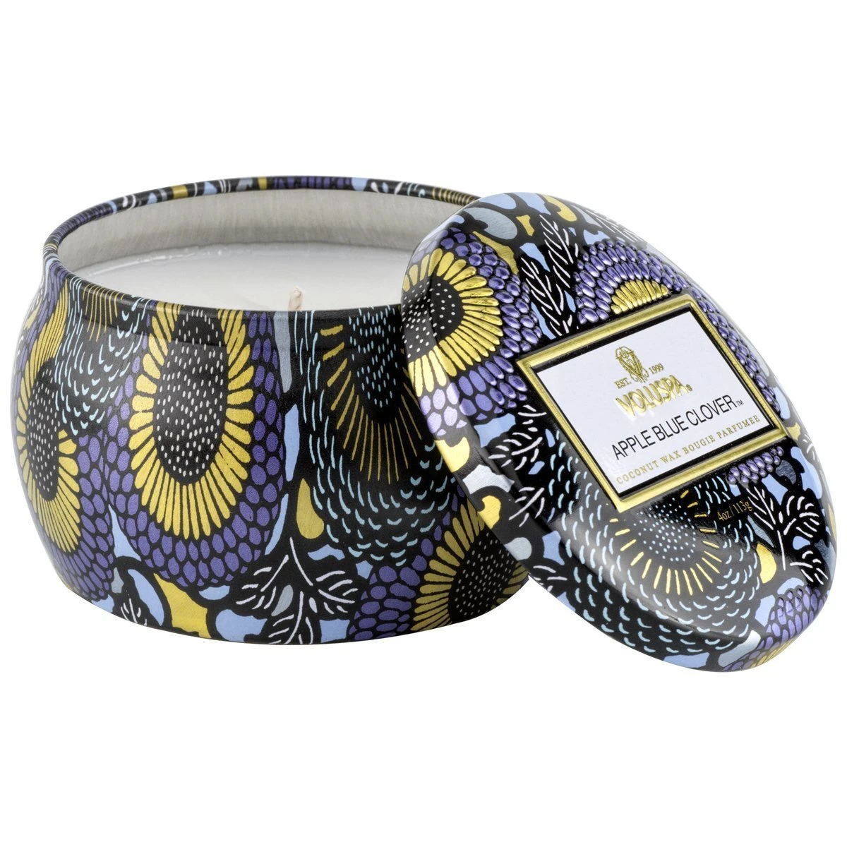 Voluspa - Apple Blue Clover Travel Tin Candle 1 Voluspa - Apple Blue Clover Travel Tin Candle