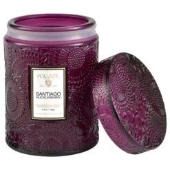 Voluspa Santiago Huckleberry - Small Jar Candle 5 Voluspa Santiago Huckleberry - Small Jar Candle -Voluspa Sales Store 7352 2 REV