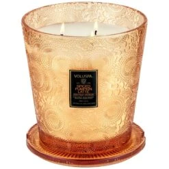 Voluspa - Spiced Pumpkin Latte 3 Wick Hearth Candle -Voluspa Sales Store 73821 4 1