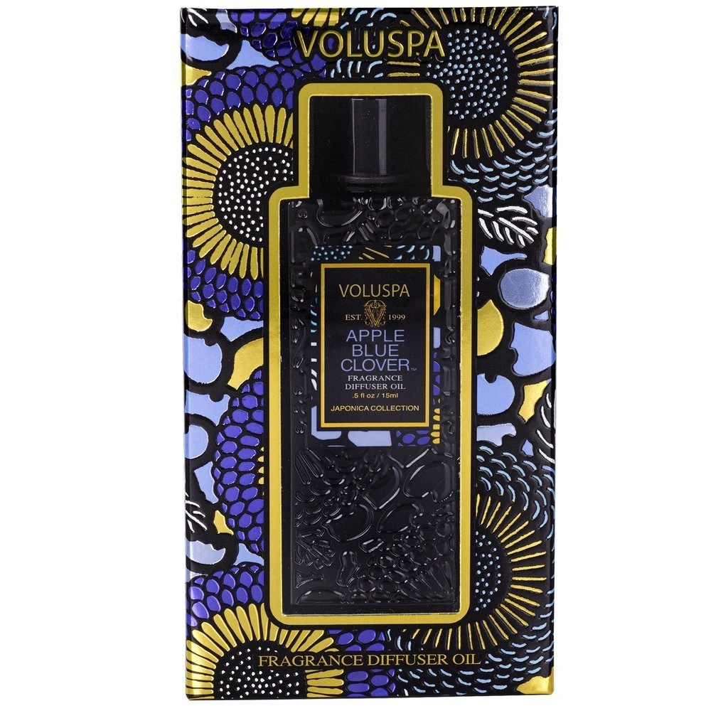 Voluspa - Apple Blue Clover Ultrasonic Diffuser Oil 1 Voluspa - Apple Blue Clover Ultrasonic Diffuser Oil
