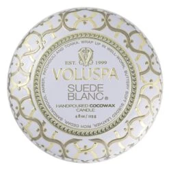 Voluspa Suede Blanc - Mini Tin Candle 10 Voluspa Suede Blanc - Mini Tin Candle -Voluspa Sales Store 8111 1 9a265ee5 8c30 4820 9e0d 73fd37d9fd54