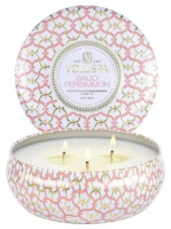 Voluspa - Saijo Persimmon 3 Wick Tin Candle