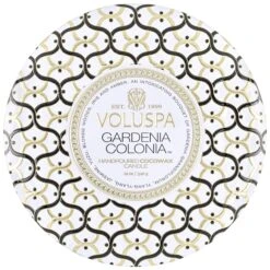 Voluspa Sales Store 12 Voluspa Gardenia Colonia - 3 Wick Tin Candle