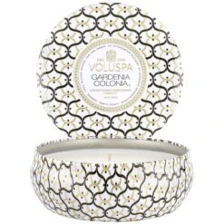 Voluspa - Gardenia Colonia 3 Wick Tin Candle -Voluspa Sales Store 8125 2 1