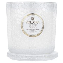 Voluspa Suede Blanc - Luxe Candle -Voluspa Sales Store 8131 3 1