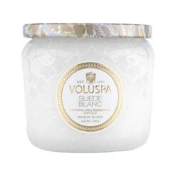 Voluspa Suede Blanc - Petite Jar Candle -Voluspa Sales Store 8141 1