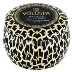 Voluspa - Ambre Lumiere Mini Tin Candle -Voluspa Sales Store 8212 1