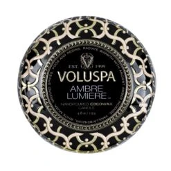 Voluspa - Ambre Lumiere Mini Tin Candle -Voluspa Sales Store 8212 4