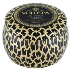 Voluspa - Suede Noir Mini Tin Candle -Voluspa Sales Store 8213 1