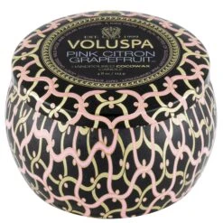 Voluspa Pink Citron Grapefruit - Mini Tin Candle 9 Voluspa Pink Citron Grapefruit - Mini Tin Candle -Voluspa Sales Store 8215 1 1
