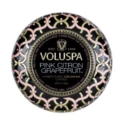Voluspa - Pink Citron Grapefruit MIni Tin Candle -Voluspa Sales Store 8215 4