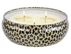 Voluspa Suede Noir - 3 Wick Tin Candle -Voluspa Sales Store 8223 3 1
