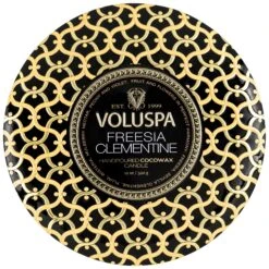 Voluspa Freesia Clementine - 3 Wick Tin Candle
