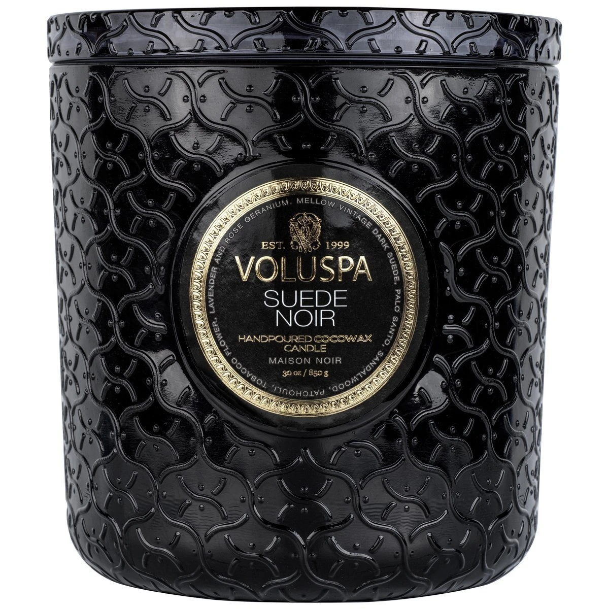 Voluspa - Suede Noir Luxe Candle 2 Voluspa - Suede Noir Luxe Candle - Image 2