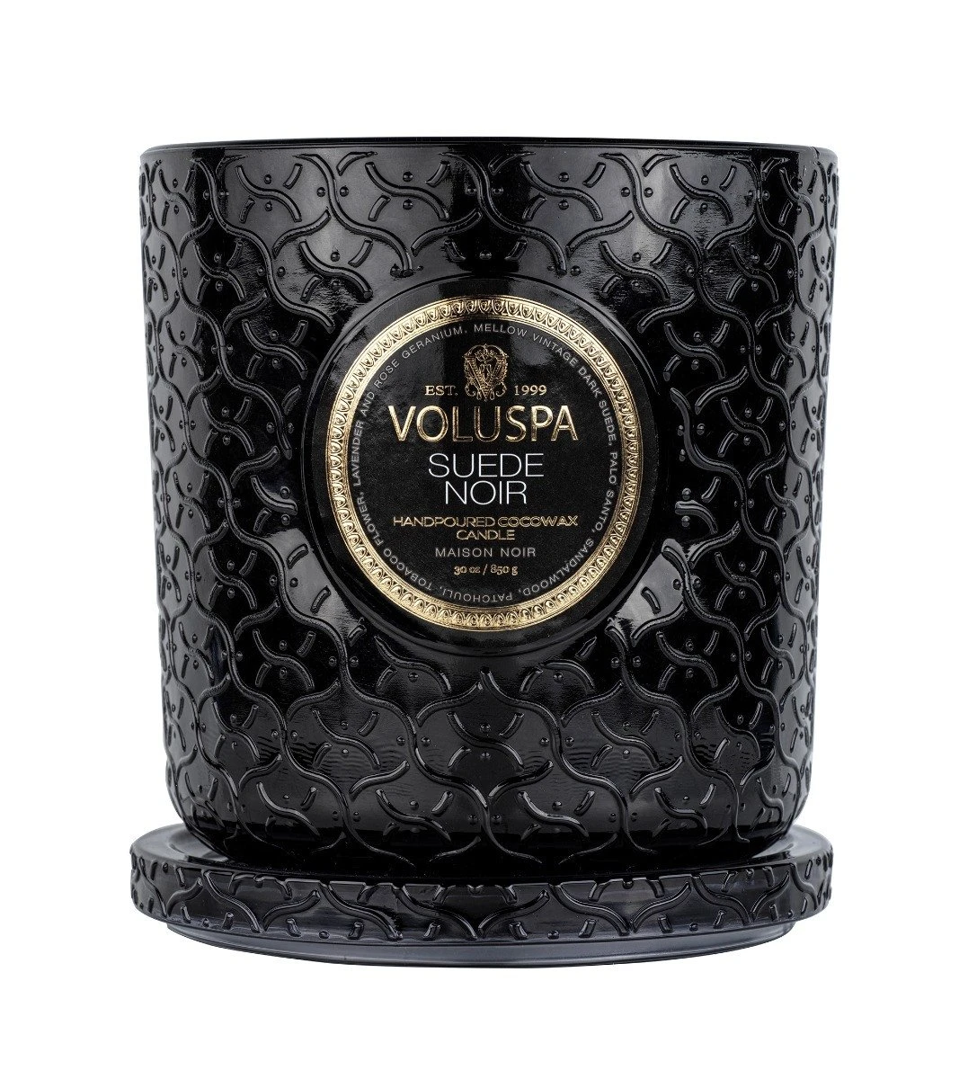 Voluspa - Suede Noir Luxe Candle 3 Voluspa - Suede Noir Luxe Candle - Image 3
