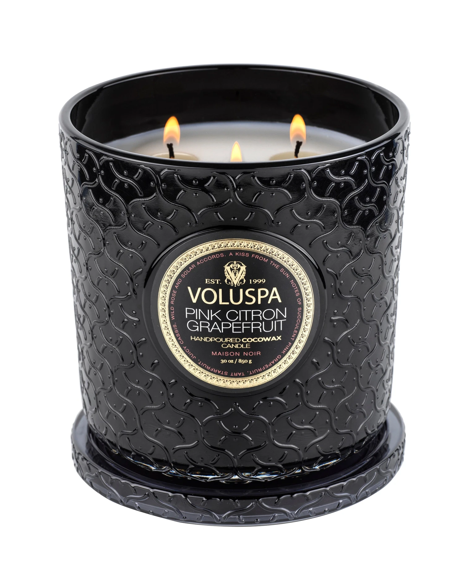 Voluspa Pink Citron Grapefruit - Luxe Candle 2 Voluspa Pink Citron Grapefruit - Luxe Candle - Image 2