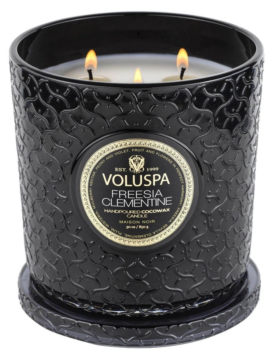 Voluspa - Freesia Clementine Luxe Candle 1 Voluspa - Freesia Clementine Luxe Candle