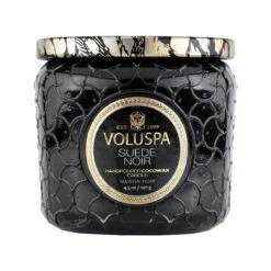 Voluspa - Suede Noir Petite Jar Candle