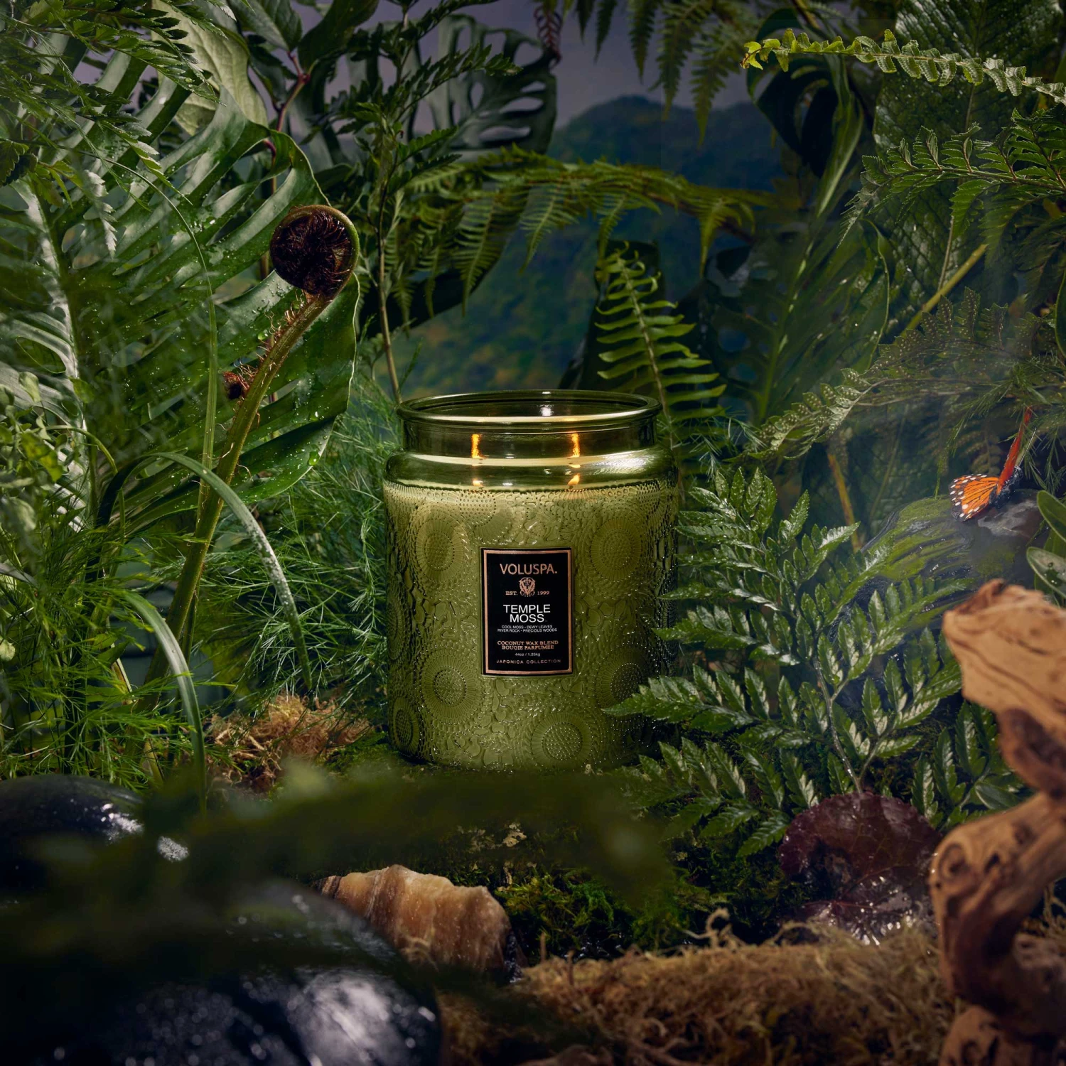 Voluspa Temple Moss - Luxe Jar Candle 3 Voluspa Temple Moss - Luxe Jar Candle - Image 3