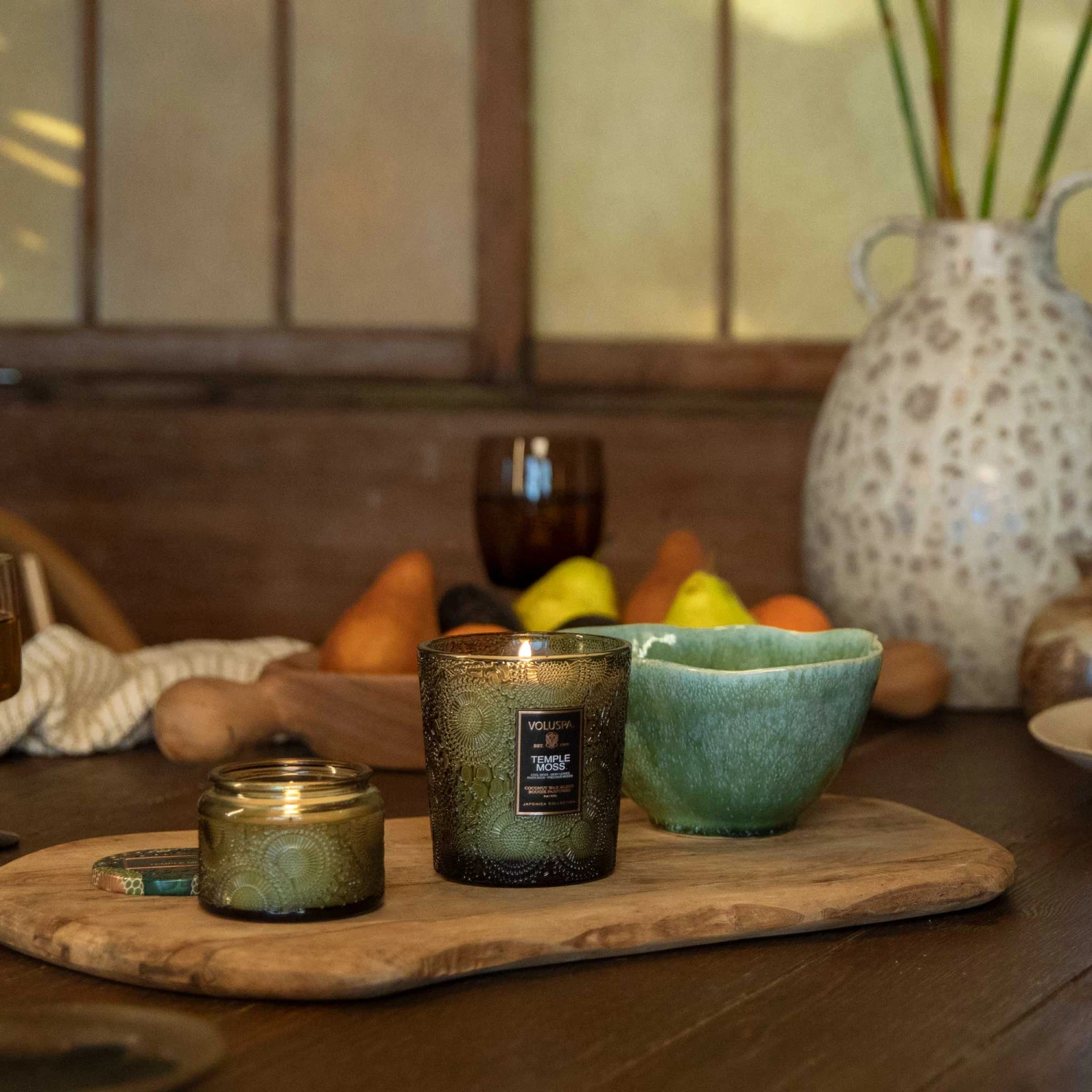 Voluspa Temple Moss - Petite Jar Candle 2 Voluspa Temple Moss - Petite Jar Candle - Image 2