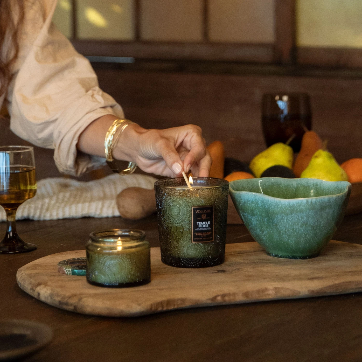 Voluspa Temple Moss - Petite Jar Candle 3 Voluspa Temple Moss - Petite Jar Candle - Image 3