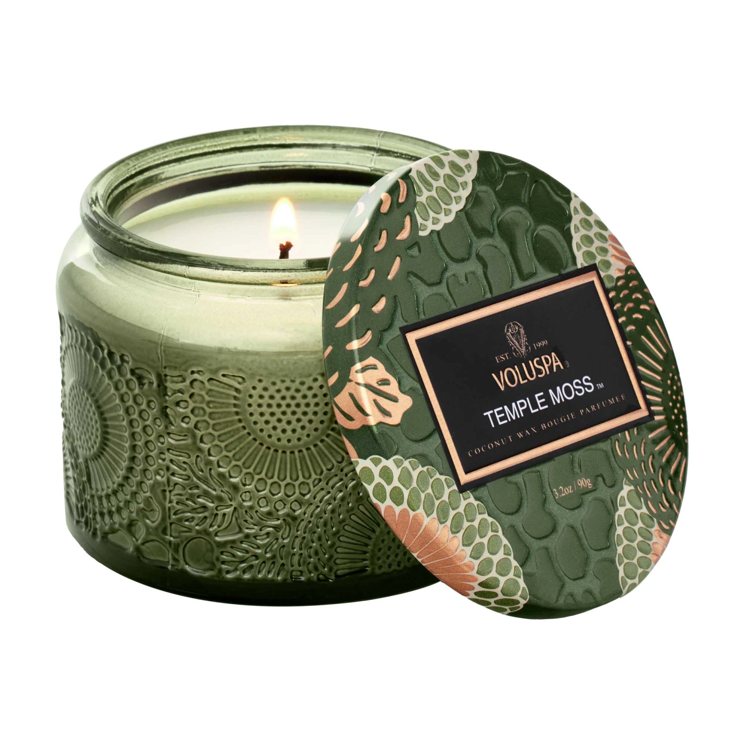 Voluspa Temple Moss - Petite Jar Candle 1 Voluspa Temple Moss - Petite Jar Candle
