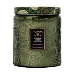 Voluspa Temple Moss - Luxe Jar Candle 7 Voluspa Temple Moss - Luxe Jar Candle -Voluspa Sales Store F23 PR 73735 001