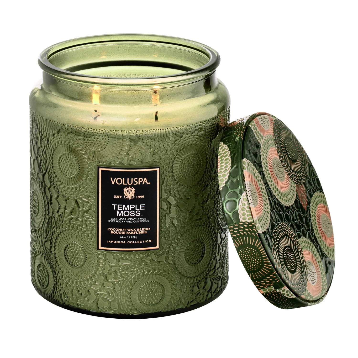 Voluspa Temple Moss - Luxe Jar Candle 1 Voluspa Temple Moss - Luxe Jar Candle
