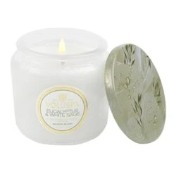 Voluspa Eucalyptus & White Sage - Petite Jar Candle