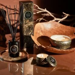 Voluspa Burning Woods - Mini Tin Candle -Voluspa Sales Store FA21opt ING 8217 Web