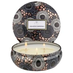 Voluspa Yashioka Gardenia - 3 Wick Tin Candle -Voluspa Sales Store FA21opt PR 7225 1