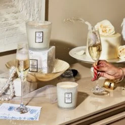 Voluspa Sparkling Cuvée - 2 Wick Hearth Candle -Voluspa Sales Store FA22 LF 73429 73629 WEB