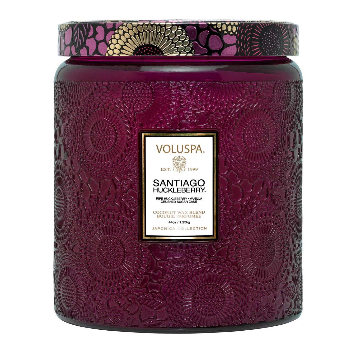 Voluspa Santiago Huckleberry - Luxe Jar Candle 2 Voluspa Santiago Huckleberry - Luxe Jar Candle - Image 2