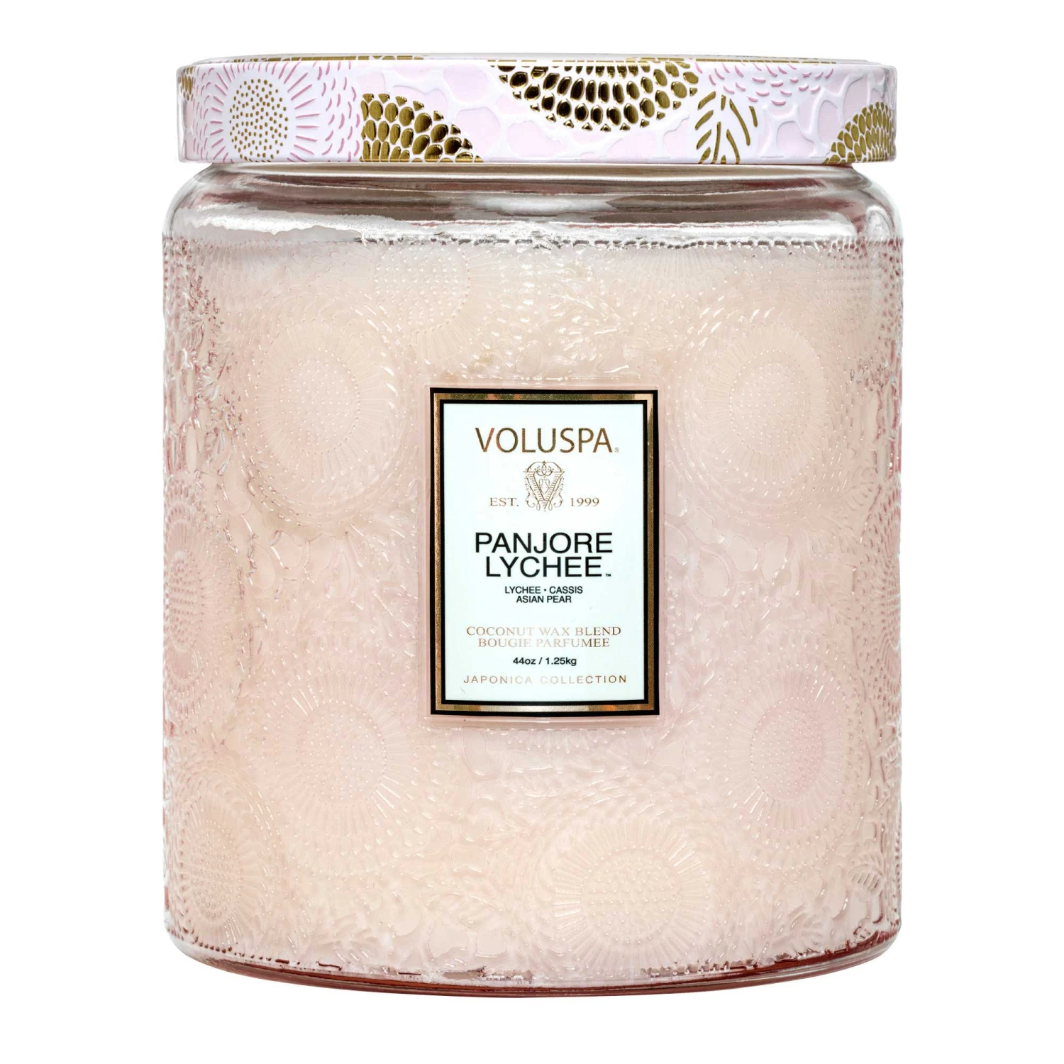 Voluspa Panjore Lychee - Luxe Jar Candle 2 Voluspa Panjore Lychee - Luxe Jar Candle - Image 2
