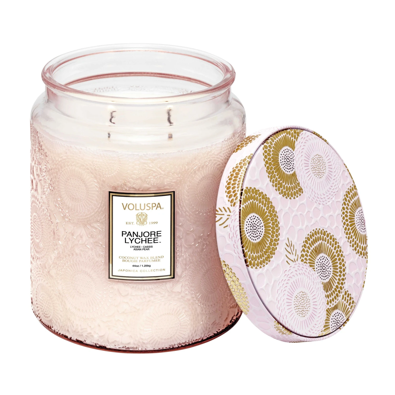Voluspa Panjore Lychee - Luxe Jar Candle 1 Voluspa Panjore Lychee - Luxe Jar Candle