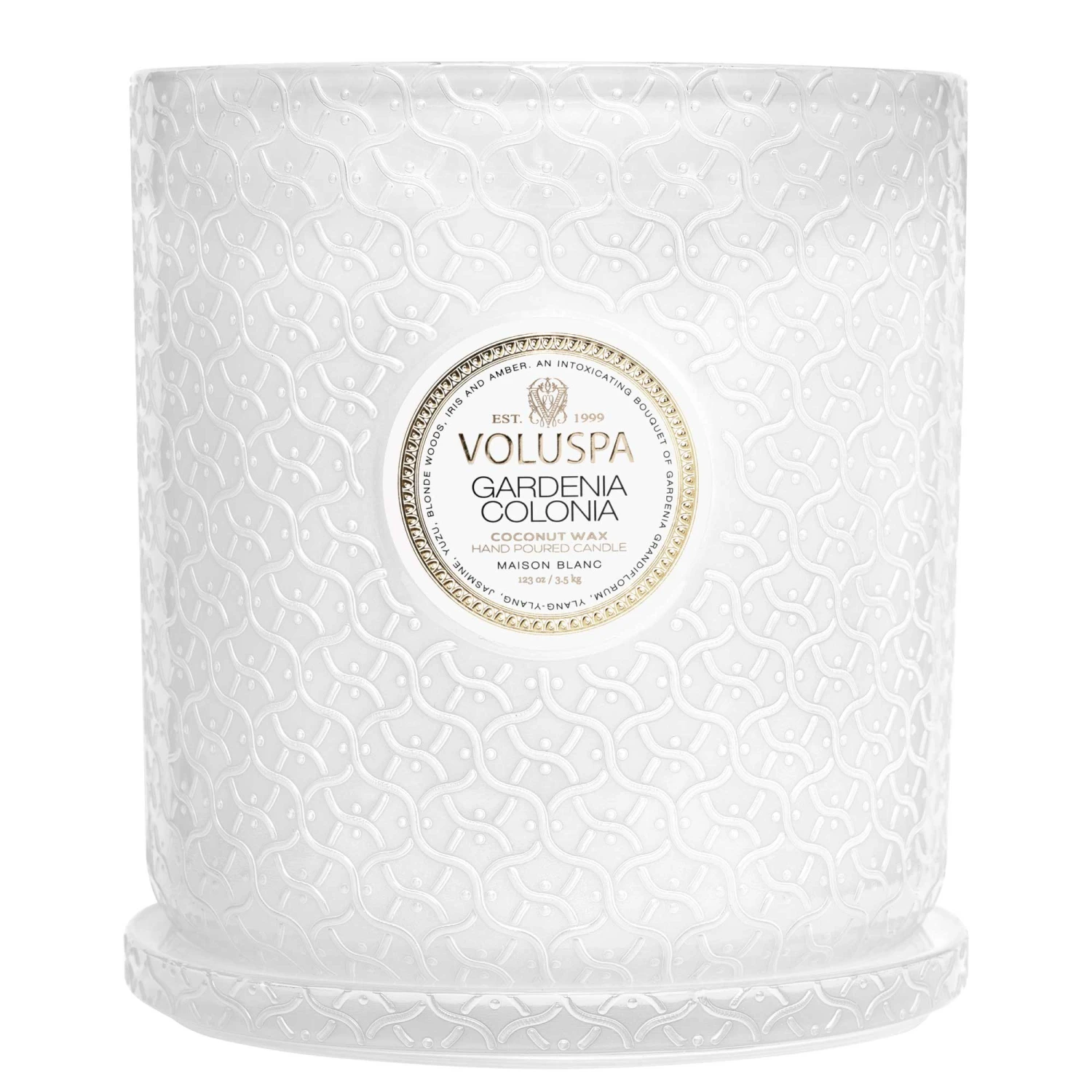 Voluspa Gardenia Colonia - 5 Wick Hearth Candle 3 Voluspa Gardenia Colonia - 5 Wick Hearth Candle - Image 3