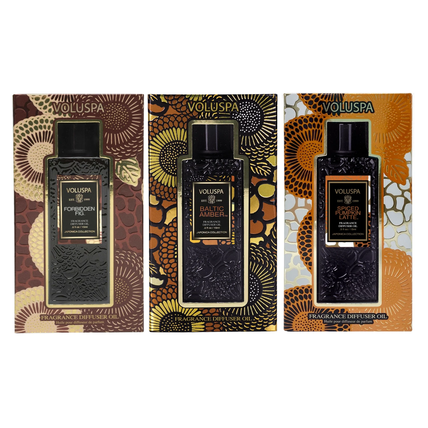 Voluspa Fall Favorites - Ultrasonic Diffuser Fragrance Oil Bundle 1 Voluspa Fall Favorites - Ultrasonic Diffuser Fragrance Oil Bundle