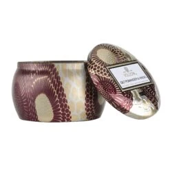 Voluspa Gilt Pomander & Hinoki - Mini Tin Candle -Voluspa Sales Store HO21 PRopt 72116 003