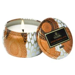 Voluspa Spiced Pumpkin Latte - Mini Tin Candle