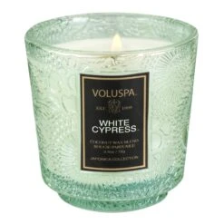 Voluspa White Cypress - Petite Pedestal Candle 6 Voluspa White Cypress - Petite Pedestal Candle -Voluspa Sales Store HO21 PRopt 73919 001