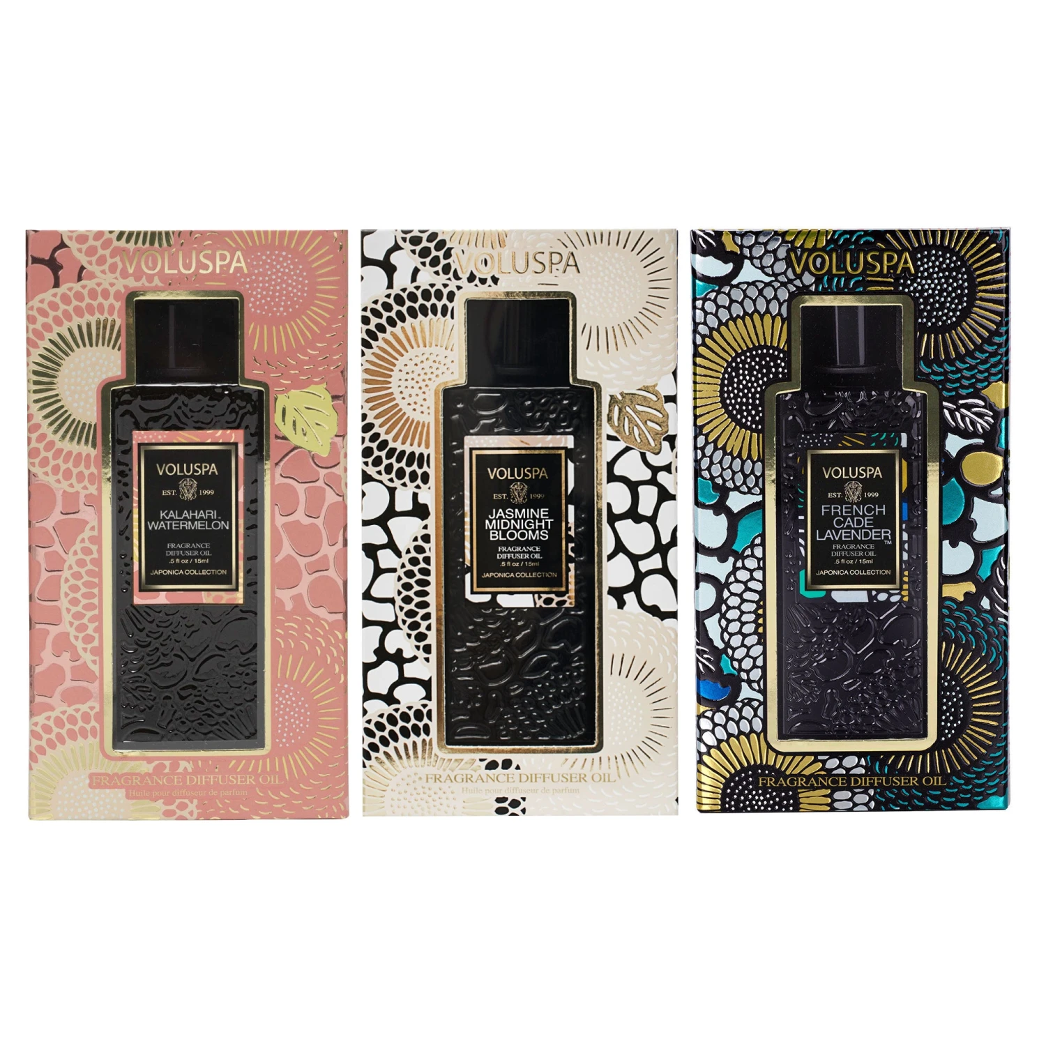 Voluspa Home Refresh - Ultrasonic Diffuser Fragrance Oil Bundle 1 Voluspa Home Refresh - Ultrasonic Diffuser Fragrance Oil Bundle