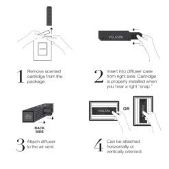 Voluspa Santiago Huckleberry - Travel Diffuser -Voluspa Sales Store Japonica Travel Diffuser Instructions 01fef704 7494 475e bc5b 1502af67c105