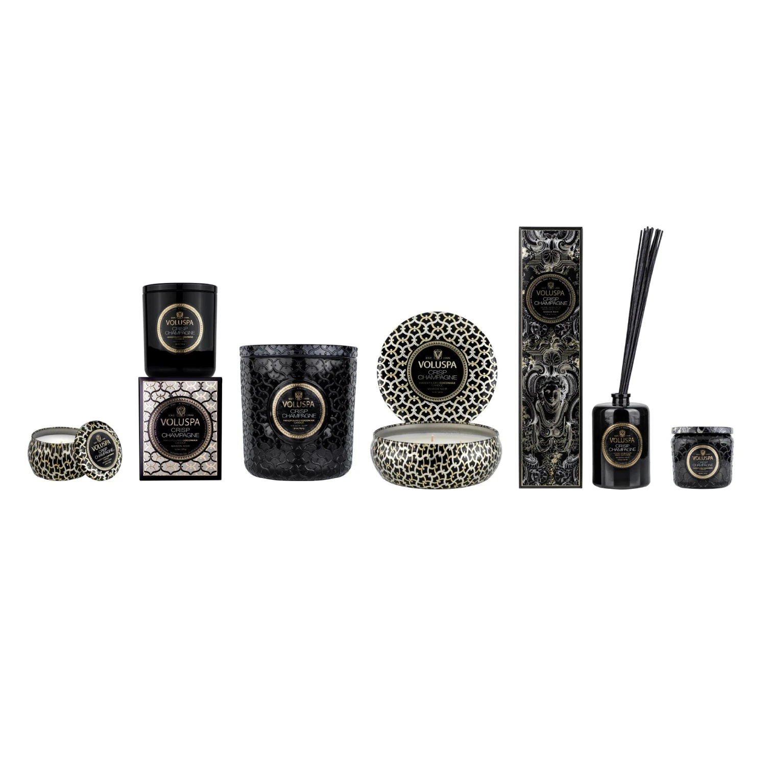 Voluspa Crisp Champagne - Petite Jar Candle 4 Voluspa Crisp Champagne - Petite Jar Candle - Image 4