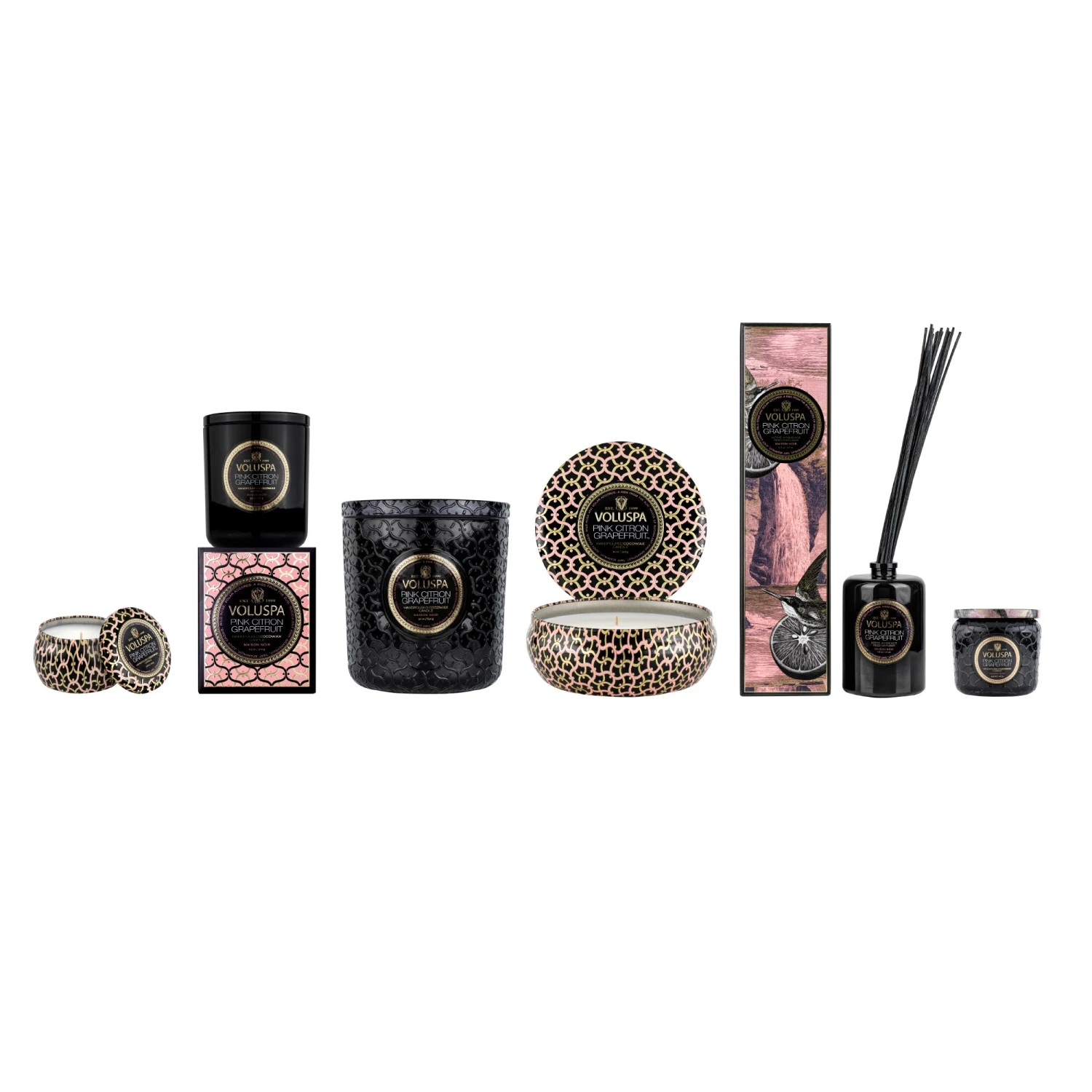 Voluspa Pink Citron Grapefruit - Luxe Candle 6 Voluspa Pink Citron Grapefruit - Luxe Candle - Image 6