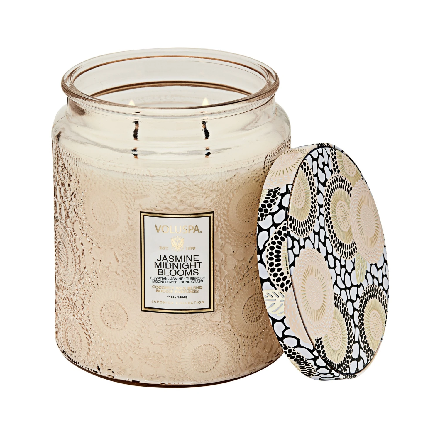 Voluspa Jasmine Midnight Blooms - Luxe Jar Candle 1 Voluspa Jasmine Midnight Blooms - Luxe Jar Candle