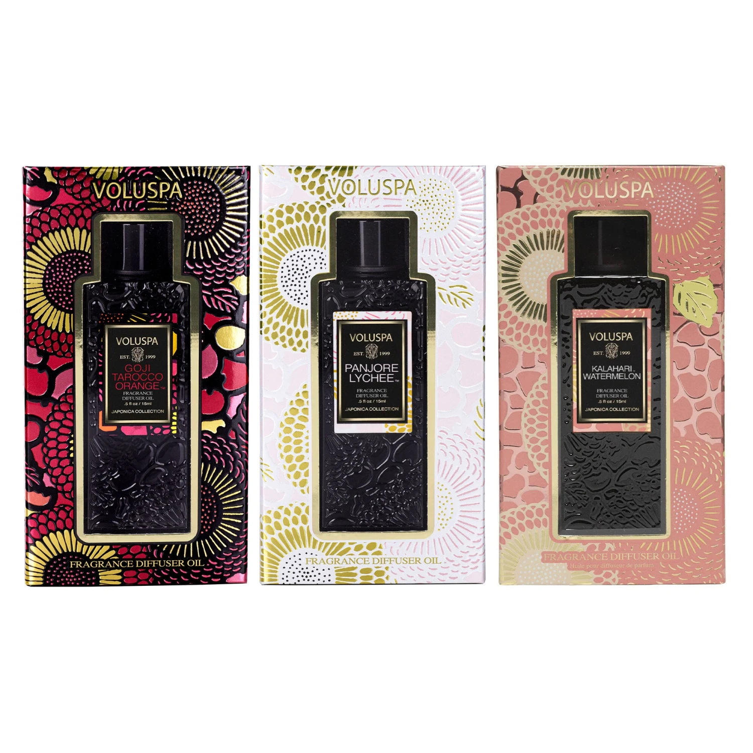 Voluspa Summer Favorites - Ultrasonic Diffuser Fragrance Oil Bundle 1 Voluspa Summer Favorites - Ultrasonic Diffuser Fragrance Oil Bundle