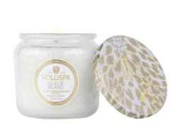 Voluspa Suede Blanc - Petite Jar Candle -Voluspa Sales Store Voluspa Jan2021 0193